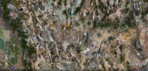 Nevada cinq, site sur 37 05 55 72 et 116 13 10 22 Ouest